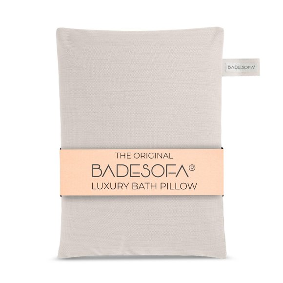 Almohada de Baño BADESOFA 38x51x10 cm Perla Marfil