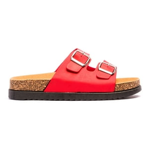 Sandalia Mujer Rojo Arlequin Chancleta