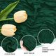 thumbnail image 4 of Caminos de mesa RAINISH pack de 18 unidades 55x305 cm verde oscuro, 4 of 7