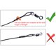 thumbnail image 4 of Fishing Leader Wire UncleSportinfof, 30 unidades, 100 libras, acero inoxidable, 4 of 6