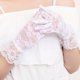 thumbnail image 1 of suxuMhao Guantes de Encaje con Volantes, Guantes de Ciclismo Guantes para Boda Guantes de Protección Solar Guantes para Conducir para Verano, Blanco, Talla Única (9.84 Pulgadas), 2 Pares, Estilo 1, 1 of 2