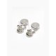 thumbnail image 5 of Aros Amatista Circular Plata 950 Colgantes Mujer Elegantes Piedra Violeta., 5 of 6
