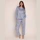 thumbnail image 1 of Pijama Crystal Velvet bordado y botones 261559 - XXL, 1 of 2