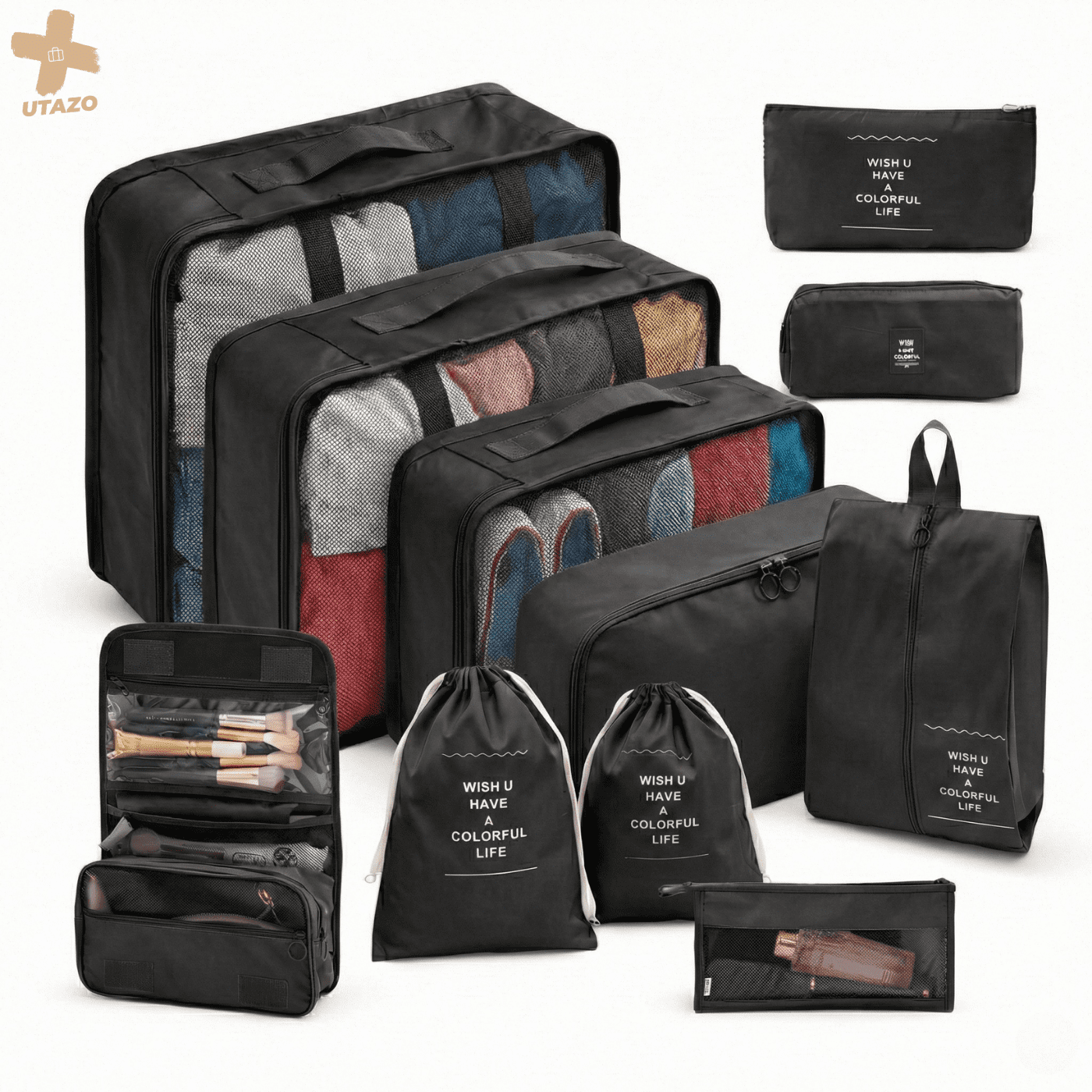 Set 11 Organizador Maleta Bolsos Viaje Organizadores Utazo®