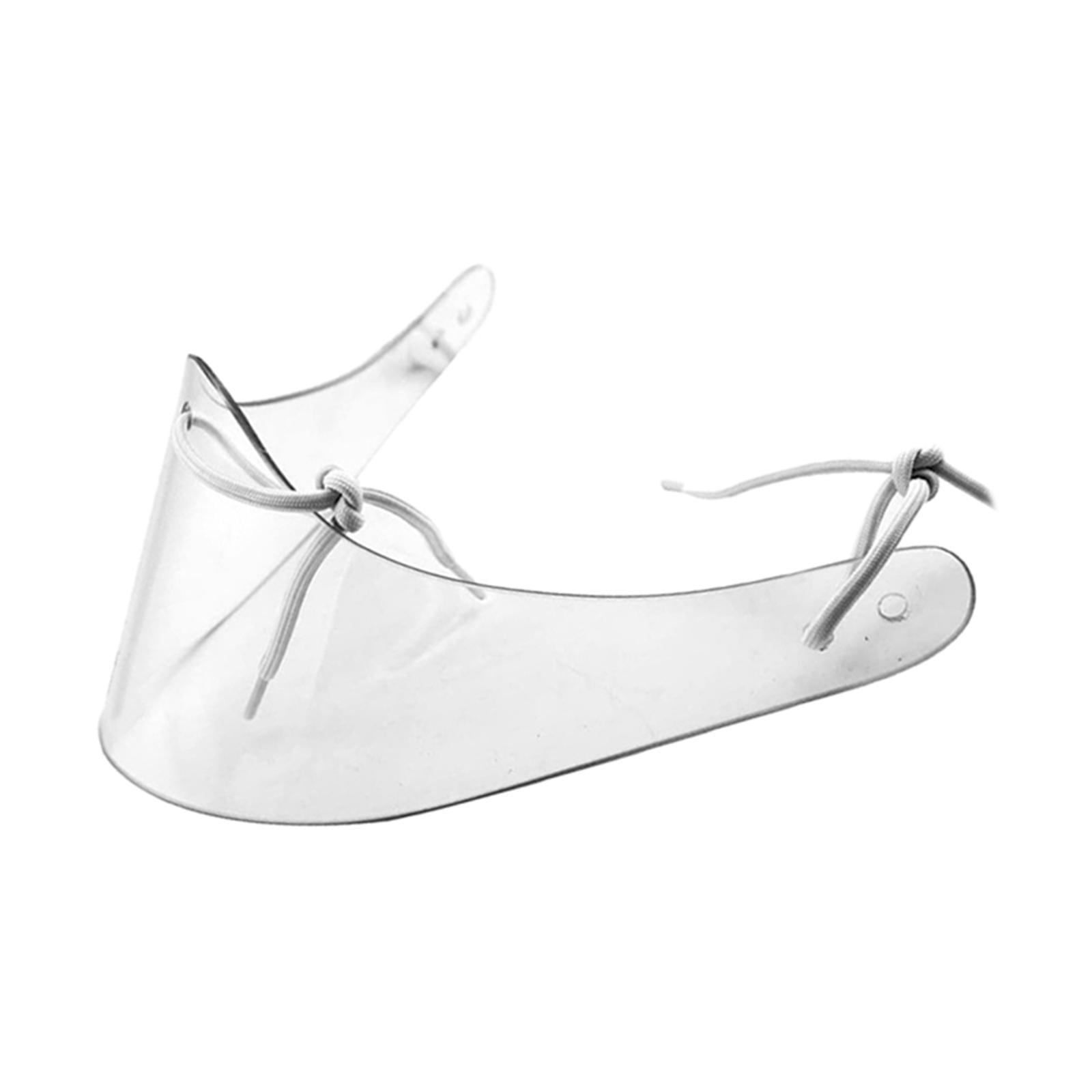 Magideal - Protector De Cuello Semicírculo Guardapapada Para Hockey Protector De Garganta Para Accesorio De Policarbonato Función De Adecuado