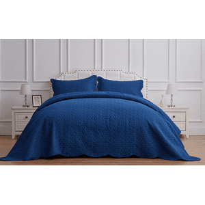 Genérico - Cubrecama Quilt Verano 2 Plazas Pompones