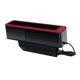 thumbnail image 3 of Relleno Universal Para Huecos De Asiento De Coche, Doble Orificio USB Para Teléfonos, Carteras, Izquierda, Rojo, 3 of 5