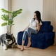 thumbnail image 3 of Silla Sofá Cama 155x81cm Puff Plegable Acolchada Hogar, 3 of 4