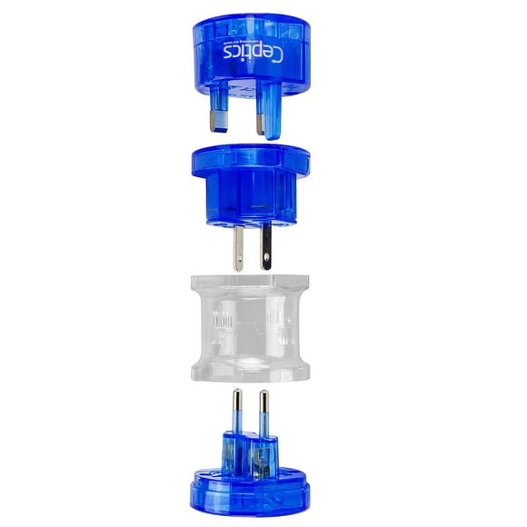 Adaptador de viaje Ceptics Compact Worldwide International Kit