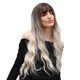 thumbnail image 1 of 26 '' Fácilmente Mujeres Largas Pelucas Onduladas Rizadas Ondas Con Flequillo Para El Cosplay Diario, 1 of 5