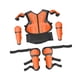 thumbnail image 5 of Traje de de cuerpo completo para motocicleta para niños con almohadilla de protección para hombros, brazos, codos y rodillas Naranja, 5 of 5