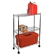 thumbnail image 2 of Utility Cart Oceanstar - Estantería multiusos de 3 niveles, cromada, 2 of 3