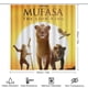 thumbnail image 2 of Mufasa-theme 4-Piece Shower Curtain Set with Rugs, Waterproof Bathroom Decor Set Includes Bath Mat, U-Shaped Rug, Toilet Lid Cover and Curtain with Hooks, 2 of 6