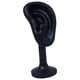 thumbnail image 5 of Soporte De Exhibición De Aretes Forma De Oreja De Resina Soporte De Oreja De Simulación Delicada Negro, 5 of 5