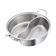 thumbnail image 2 of SHABU SHABU Pot De Acero Inoxidable Mandarin Duck Pot Para Acampar En El Hogar, 2 of 5