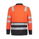 thumbnail image 5 of Polera Polo Alta Visibilidad M/L Hombre Cinta Reflectiva UPF50+ Naranjo, 5 of 8