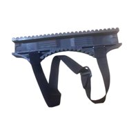 Ioensy - Estabilizador De Escalera Portátil Antideslizante Para Escaleras De Ingeniería, Escaleras Plegables De 34,5 Cm X 4 Cm Con Correa Y Tornillo