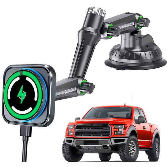 Cargador de coche WCKESI 15W MagSafe con soporte para camión 28 cm