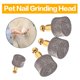 thumbnail image 3 of Puntas de repuesto para lima de uñas de perro hiSpkNix, paquete de 20, punta de diamante, 3 of 6