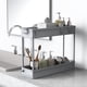 thumbnail image 3 of Carrito de almacenamiento SPACELEAD Slim de 4 niveles para oficina, cocina, gris, 3 of 6