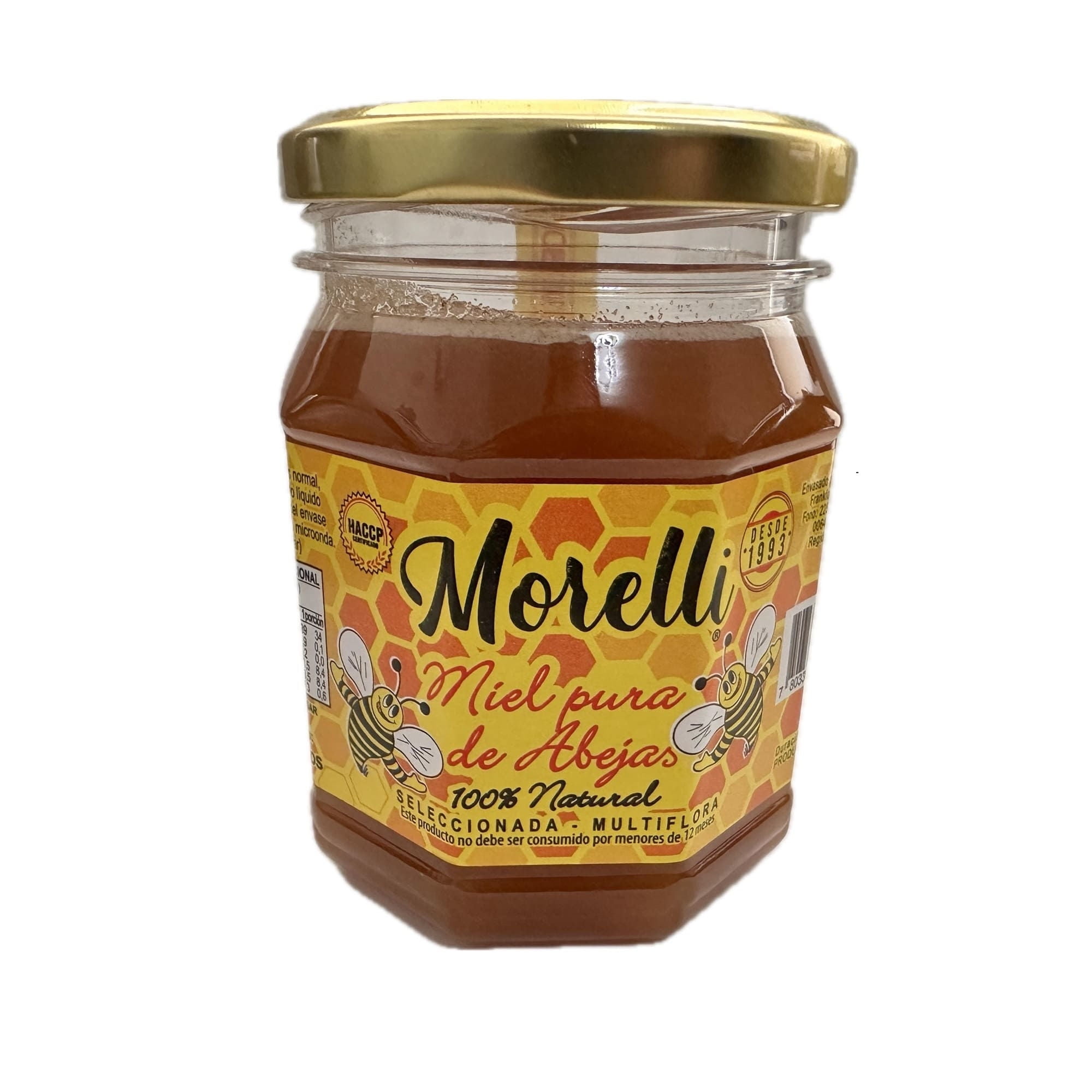 Miel De Abeja Seleccionada Multiflora Frasco 450 g Morelli