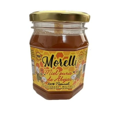 Miel De Abeja Seleccionada Multiflora Frasco 450 G Morelli