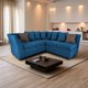 thumbnail image 1 of SOFA SECCIONAL DIVEAN 5 CUERPOS AZUL, 1 of 11