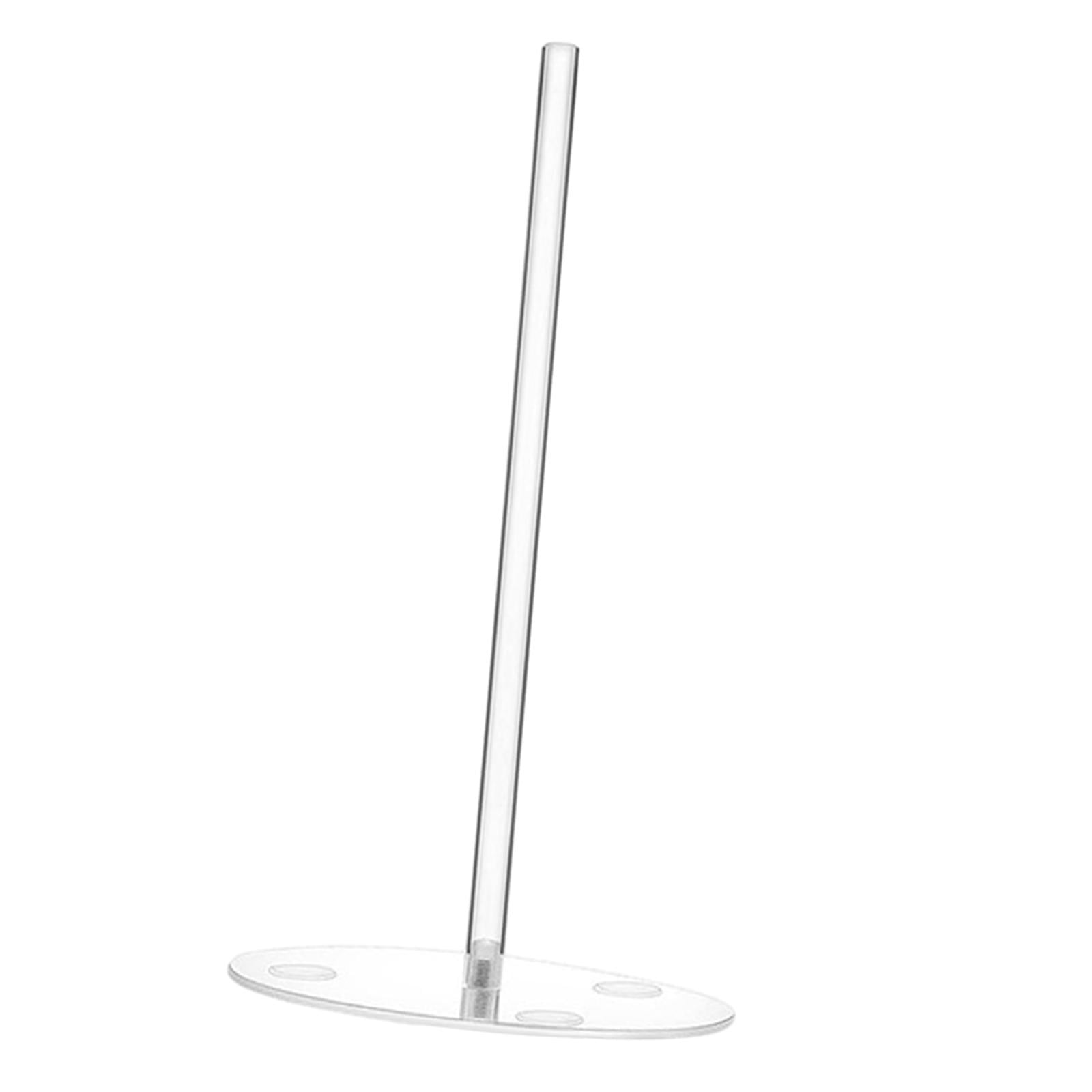 Magideal - Soporte Acrílico Para , Apilador De Postres, Decoración De Mesa, Soporte Para De 19,5 Cm De Alto, Torre De Exhibición De Bagel Pa , Ronda Redondo