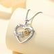 thumbnail image 2 of Collar girasol mariposa plata 925, 2 of 3