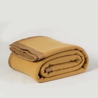 Frazada Polar Borde Satin Linea Hotel 1.5 P Beige