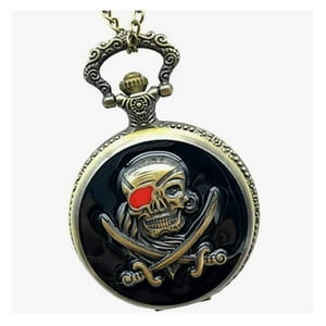 Genmérico - Reloj De Bolsillo Pirata Vintage