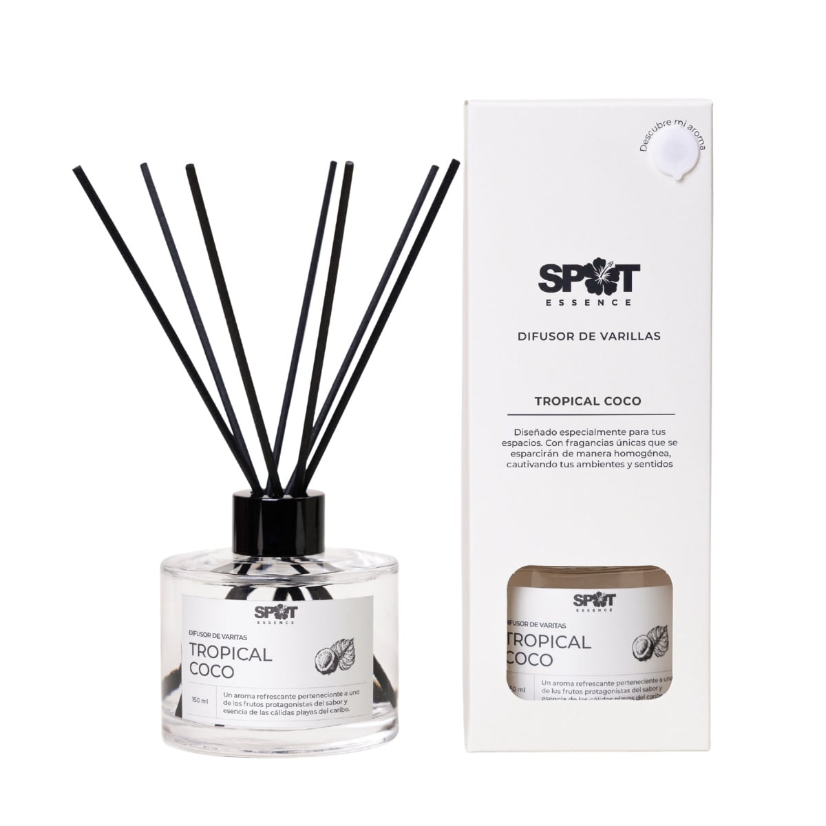 Difusor De Varillas 150ml Tropical Coco Spot Essence