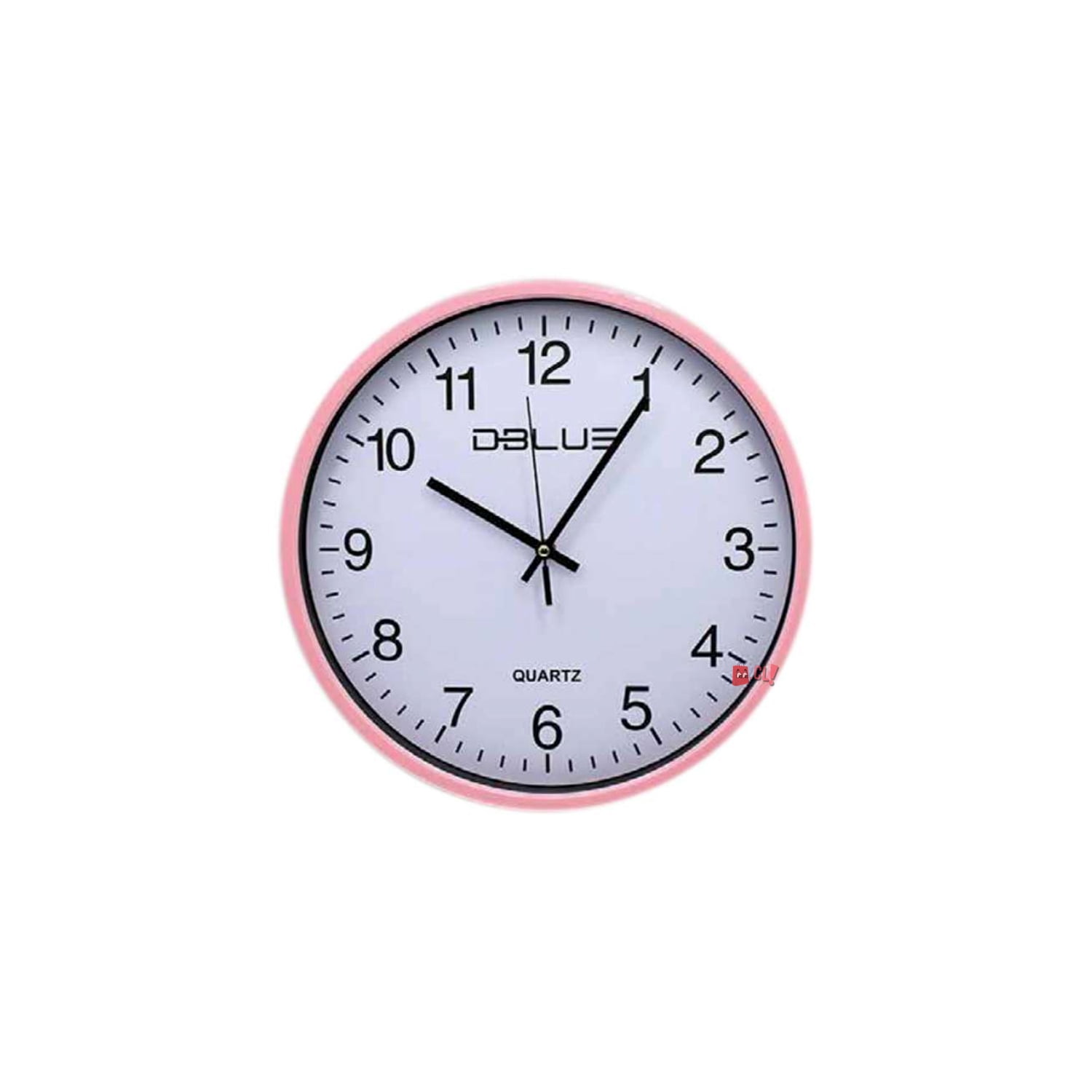 Dblue - Reloj Para Pared De 15.7 Pulgadas Color Rosado - Ps
