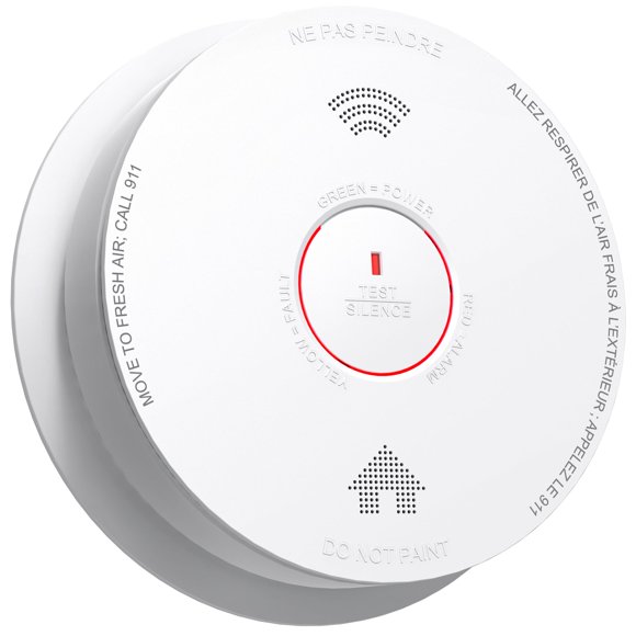Detector de Humo SITERWELL con Batería Sellada de 10 Años - Pack de 1