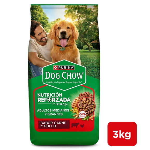 Alimento Seco Perro Adulto Raza Mediana/Grande Carne y Pollo Bolsa