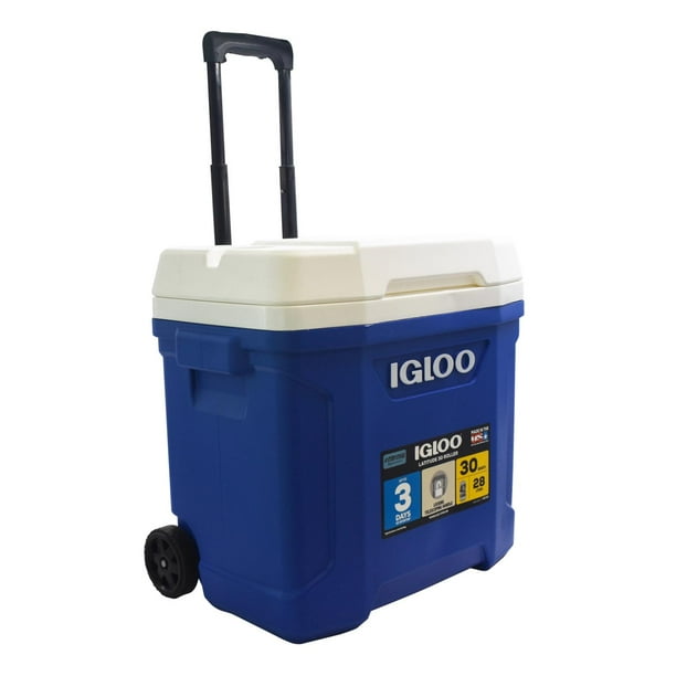 Cooler Nevera Hielera Latitude Ruedas 28 Litros Azul Azul Tamano Unico