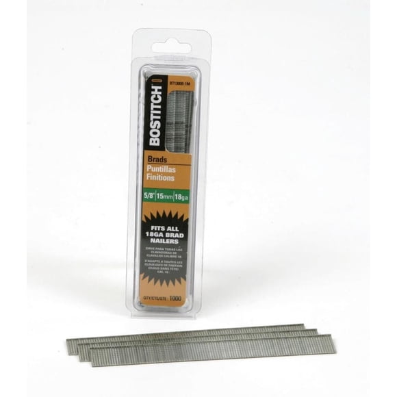 Brads Bostitch 18GA 5/8 pulgadas (1,6 cm)