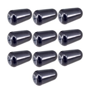 Magideal - 10 Uds Tapas De Punta De Interruptor De Palanca De Guitarra, Botones De Perilla, Tapas De Punta De Interruptor De Palanca Portátil Para Reparación De