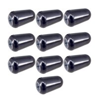 Magideal - 10 Uds Tapas De Punta De Interruptor De Palanca De Guitarra, Botones De Perilla, Tapas De Punta De Interruptor De Palanca Portátil Para Reparación De