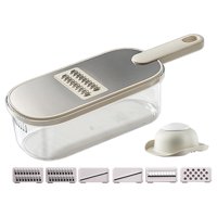 Bothyi - Cortadora De Mandolina Con Cuchilla, Cortadora De Verduras Multifunción Para Tomate Y Patata Con 6 Cuchillas