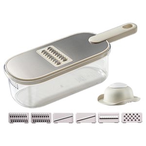 Bothyi - Cortadora De Mandolina Con Cuchilla, Cortadora De Verduras Multifunción Para Tomate Y Patata Con 6 Cuchillas