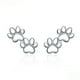 thumbnail image 1 of Aros Doble Huella Perrito en Plata 925, 1 of 2