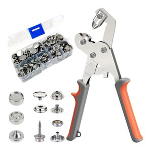 Magideal - Herramienta De Cierre A Presión Con Botones A Presión, Mango Antideslizante, Alicates De Presión Versátiles, Instalación Para Proyectos De Manualidade