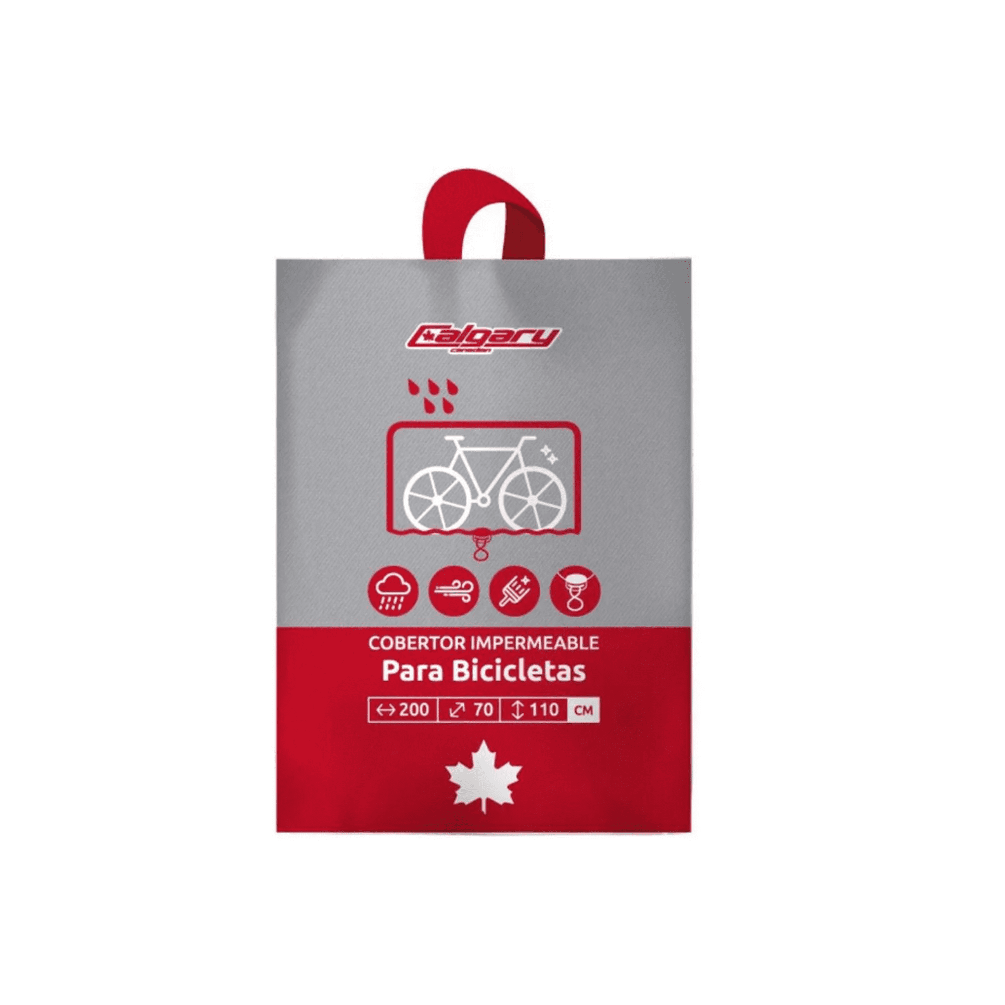 Calgary - Funda Para Bicicleta De Exterior, Resistente Al Viento, Para Almacenamiento De Bicicletas De Carretera, Práctica Funda Para Bicicleta, Color Gris