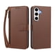 thumbnail image 1 of Funda Tipo Billetera para samsung galaxy S24 FE con Soporte y Bolsillo con Cierre Marrón, 1 of 1