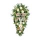 thumbnail image 1 of Corona De Pascua Con Forma De Lágrima Y Adorno De Escalera De Conejo Para Repisa De Fiesta Y Chimenea, 1 of 5