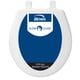 thumbnail image 1 of Asiento de inodoro Bemis 730SLEC de cierre lento, redondo, blanco, 1 of 7