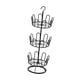 thumbnail image 3 of Zapatero Giratorio Multiusos Para Lavadero, Hogar, Balcones Al Aire Libre, Negro, 3 Niveles, 3 of 5