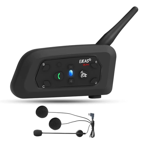 Auriculares Bluetooth para motocicleta EJEAS V6 Pro 2 Riders Intercom