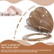 thumbnail image 3 of Asiento de inodoro Angol Shiold de madera moldeada, silencioso, cerrado y alargado, 3 of 7